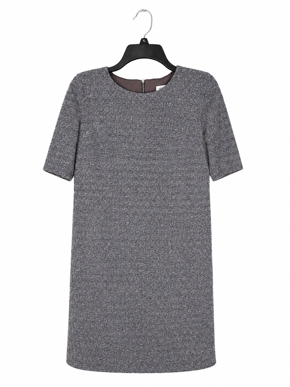 London Times Shift Dress Women’s Size 4 Tweed Knit Short Sleeve Lined